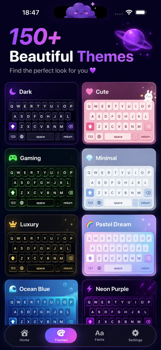 Custom Keyboard Themes screenshot 2