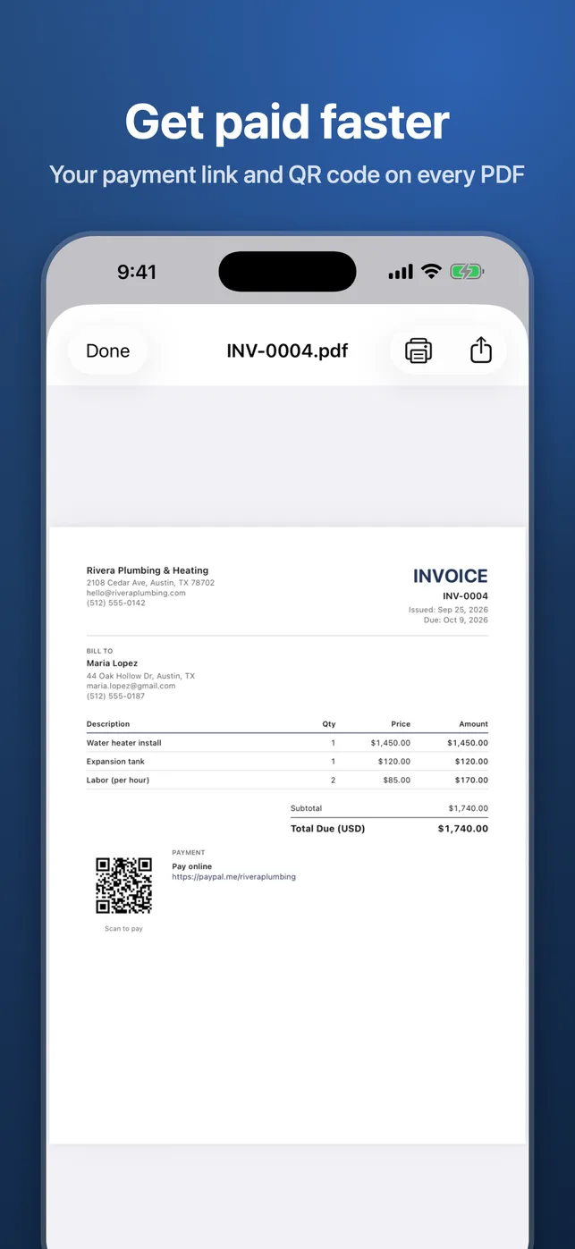 Jobdoc: Estimate Invoice Maker screenshot 3